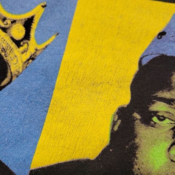 Notorious B.I.G Top Size 2X Biggie Smalls Rap Tee Graphic Tee Notorious BIG Tee - Picture 5 of 7